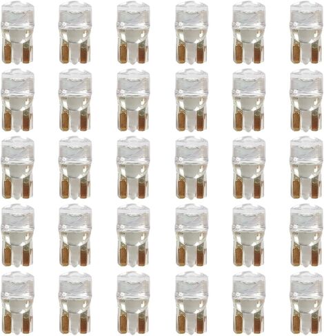 30PCS Car Interior LED Light Bulbs, 6000K 194 168 T10 2825 W5W T10 Wedge LED Replacement Bulbs, 12V Error-Free Halogen Bulbs for Car Instrument Panel Dome Marker License Plate Lights (White) in Saudi Arabia