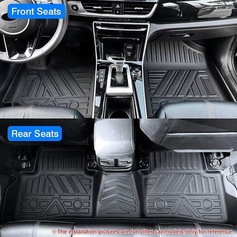 KUST Custom Fit Floor Mats for Hyundai Tucson 2021 2020 2019 2018 2017 2016 All Weather Floor Mat Liner Front and Rear Row Full Set Liners Black in Saudi Arabia