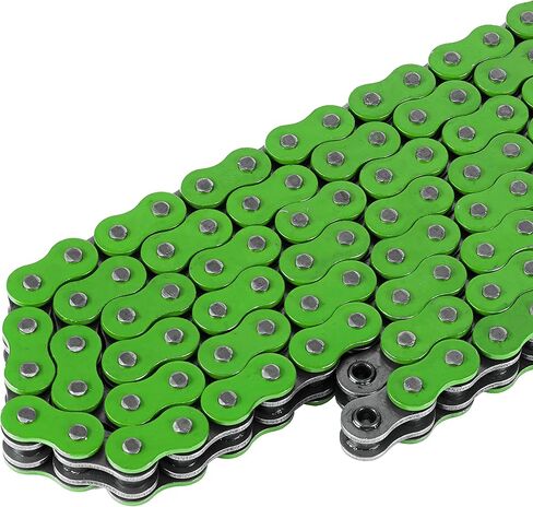 Caltric O-Ring Drive Chain Compatible with Kawasaki 200 Kdx200 Kdx200H 1995-2006 Green in Saudi Arabia