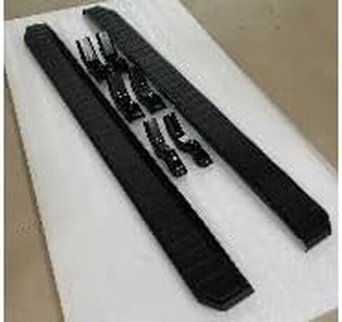 2 قطعة لوحات الجري قضبان Nerf مناسبة لتويوتا 4 رانر N500 2025 2026 خطوات جانبية باللون الأسود in Kuwait