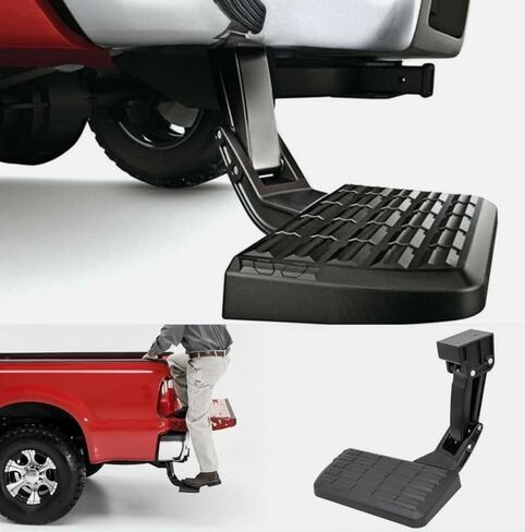 قم بترقية سيارة Ford F150 2022 2023 الخاصة بك باستخدام هذا السرير الخلفي القابل للسحب، خطوة سهلة وآمنة للوصول إلى سرير الشاحنة الخاص بك، ويتميز بتصميم قوي ويتم تثبيته بسرعة لتوفير الراحة الفورية in Saudi Arabia