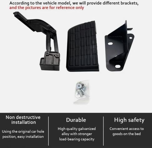 Upgrade for Nissan Navara 2014-2018 with This Rear Retractable Bumper Bed Step Easy and Safe Access to Your Truck Bed Features a Sturdy Design and installs Quickly for Instant Convenience in Saudi Arabia