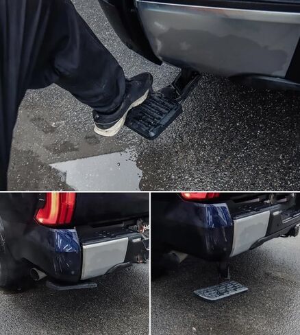 Upgrade for Nissan Navara 2014-2018 with This Rear Retractable Bumper Bed Step Easy and Safe Access to Your Truck Bed Features a Sturdy Design and installs Quickly for Instant Convenience in Saudi Arabia