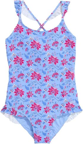 vineyard vines girls Girls' Ruffle One-pieceOne Piece Swimsuit in Saudi Arabia