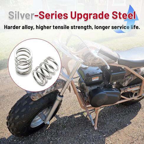 طقم زنبركي صمام 18 رطل فضي - لـ Predator 196 cc و212 cc، لمحركات Honda GX160/GX200 المستنسخة، لمحرك سباقات Hemi وغير Hemi Go-Kart in Kuwait