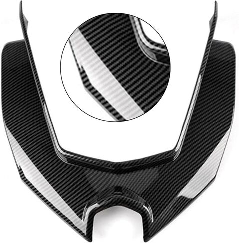 غطاء لوحة الغطاء العلوي للمصباح الأمامي لـ Nmax 155 V3 غلاف أنيق أسود هدية خفيفة الوزن مقاومة للصدمات in Saudi Arabia