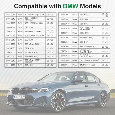 11517586925 مضخة مياه كهربائية + مجموعة ترموستات لسيارات BMW E60 E61 E81 E87 E90 E91 X1 X3 X5 Z4 325i 330i 525i 530i 630i 730i 11537536655 in Saudi Arabia