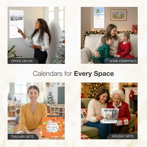 RED EMBER Space Events 2024 Hangable Monthly Wall Calendar |12" x 24" Open | Thick & Sturdy Paper | Giftable | Outer Space Universe NASA in Kuwait