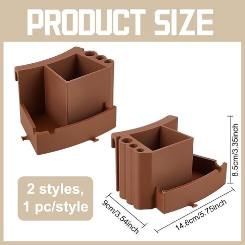 WEBEEDY 2 Styles Pottery Wheel Tool Holder Universal Pottery Wheel Organizer Tool PLA Coffee Ceramic Tool Rack for Home Ceramics Studio Craft Workshop Christmas Decoration, 5.7x3.5x3.3 inch in Saudi Arabia
