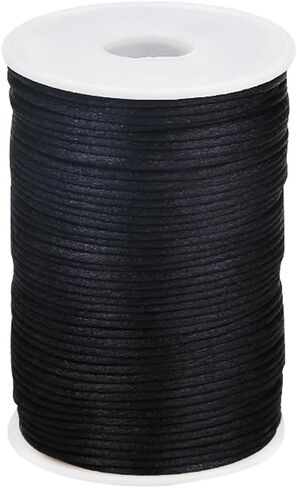 1.5MM Black Nylon String, 110Yards Weather-Resistant Cord for Crafts, Jewelry Making in Saudi Arabia