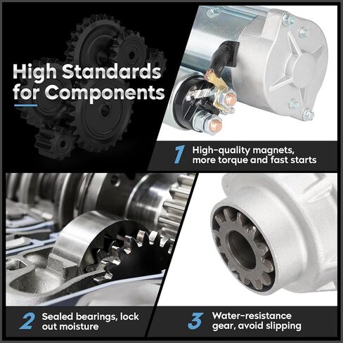 New Starter for Ford F-250 F-350 Super Duty 6.4 6.4l 2008 2009 2010 Replaces for SFD0122 410-14080 in Saudi Arabia