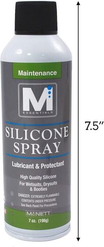 GEAR AID Silicone Lubricant Spray for Neoprene and Rubber Gear, 7 oz, Clear in Saudi Arabia