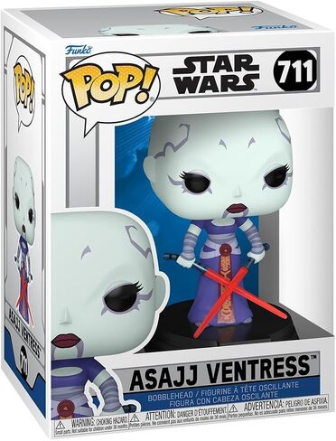 Funko Pop! Star Wars: Clone Wars - Asajj Ventress - Collectable Vinyl Figure - Gift Idea - Official Merchandise - Toys for Kids & Adults - Star Wars Fans - Model Figure for Collectors and Display in Saudi Arabia