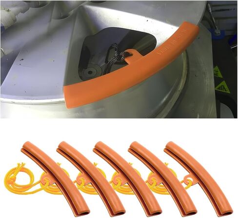 5PCS Car Tire Changing Rim Protector, Fixing Vehicle Wheel Changer Rim Protective Cover, Automotive Tyre Changing Guard Edge Savers Tool, Universal for Sedan, RV, Pickup (Blue) in Saudi Arabia