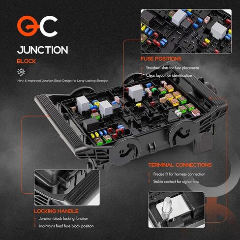 Engine Wiring Harness Junction Block, Fuse Box W/Loaded Relays Cover Fit for Chevy Suburban Tahoe For GMC Yukon For Cadillac Escalade 2015-2020 Replaces# 84114437 84017672 22773484 23225905 23418066 in Saudi Arabia