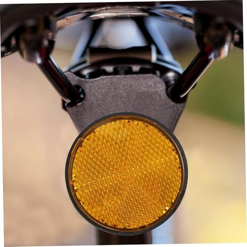 4PCS Plastic Reflectors for Motorcycle Electric Bike and Bicycle Round Warning Reflectors for Auto Safety Vehicle Kit for Trailers and Cars in Saudi Arabia
