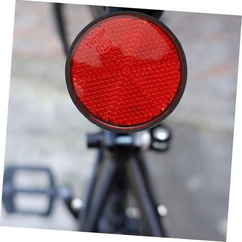 4PCS Plastic Reflectors for Motorcycle Electric Bike and Bicycle Round Warning Reflectors for Auto Safety Vehicle Kit for Trailers and Cars in Saudi Arabia