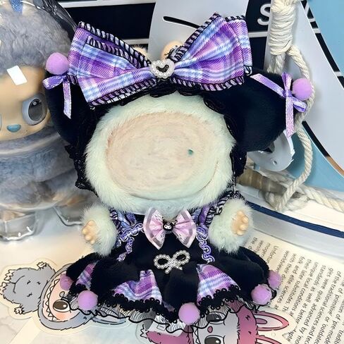 مجموعة الملابس - ملابس لطيفة، ملابس أنيقة للدمى (لا تتضمن الدمية) (غطاء الرأس + تنورة بحمالات) in Kuwait