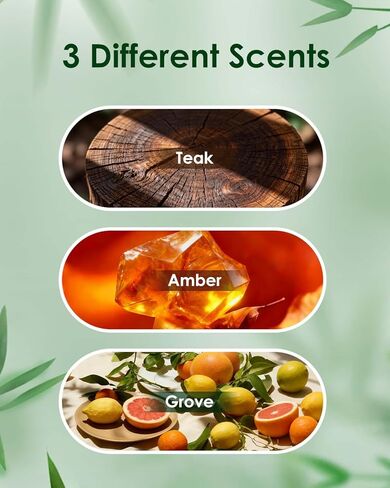 معطر هواء للسيارة الخشبي - مزيل لرائحة السيارة يدوم طويلاً، مجموعة أدوات بدء الروائح المتنوعة، موزع رائحة السيارة للرجال والنساء - عبوة من 3 قطع in Saudi Arabia
