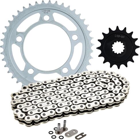 NICHE Drive Sprocket Chain Combo for Honda CTX700 NC700X Front 16 Rear 43 Tooth 520 X-Ring 120 Links in Saudi Arabia