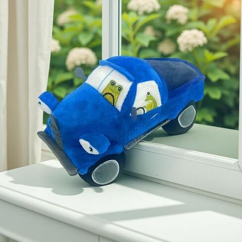New Blue Car Plush Stuffed Toy, Cute Plush Toy Decoration Gift in Saudi Arabia