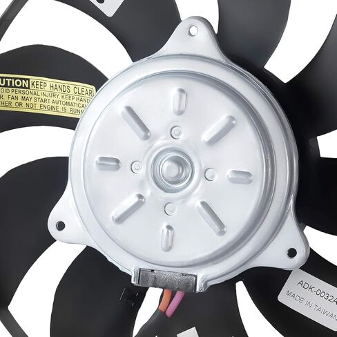 Auto Dynasty AU3117107 OE Style Radiator Cooling Fan Assembly Compatible with Audi A4 1.8T 2.0T Quattro 02-08 in Saudi Arabia