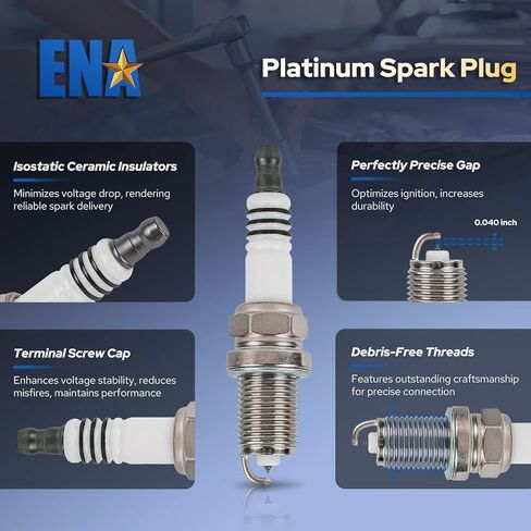 ENA Set of 6 Ignition Coil Pack Compatible with Jeep Dodge Ram Mitsubishi Cherokee Liberty Commander Dakota Durango Nitro 1500 3.7L V6 Replacement For UF270 UF297 UF399 in Kuwait