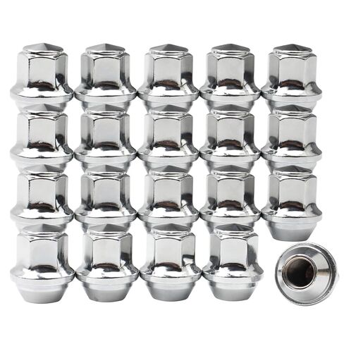 14x1.5mm Lug Nuts Replacement for Wrangler Gladiator Grand Cherokee, 20 Pcs 7/8 Hex 1.46 Inch OEM Factory Style Large Acorn Seat Lug Nuts for Ram 1500 2500 Factory Wheels in Kuwait