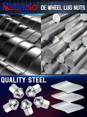 14x1.5mm Lug Nuts Replacement for Wrangler Gladiator Grand Cherokee, 20 Pcs 7/8 Hex 1.46 Inch OEM Factory Style Large Acorn Seat Lug Nuts for Ram 1500 2500 Factory Wheels in Kuwait