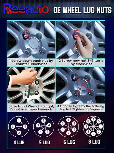 14x1.5mm Lug Nuts Replacement for Wrangler Gladiator Grand Cherokee, 20 Pcs 7/8 Hex 1.46 Inch OEM Factory Style Large Acorn Seat Lug Nuts for Ram 1500 2500 Factory Wheels in Kuwait