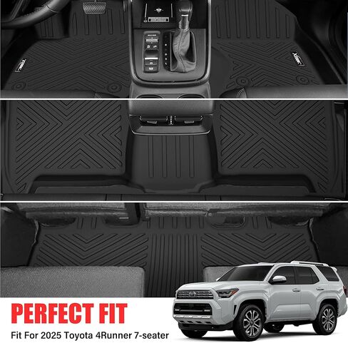 Floor Mats & Cargo Liner for 2021-2024 Nissan Rogue S/SV/SL/Platinum (NOT for Rogue Sport) All Weather TPE Protection Floor Liners Full Set with Trunk Mat for 2024 Nissan Rogue Accessories in Kuwait
