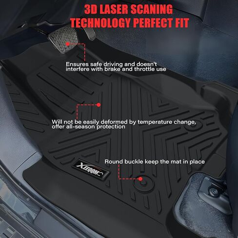 Floor Mats & Cargo Liner for 2021-2024 Nissan Rogue S/SV/SL/Platinum (NOT for Rogue Sport) All Weather TPE Protection Floor Liners Full Set with Trunk Mat for 2024 Nissan Rogue Accessories in Kuwait