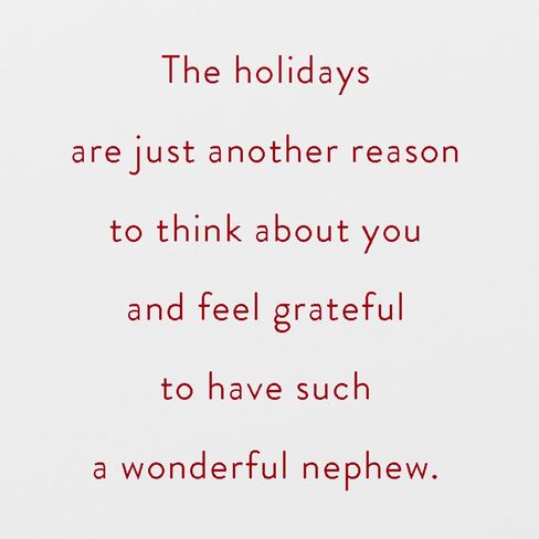American Greetings Nephew Christmas Card from Uncle or Aunt (How Much You Mean) in Saudi Arabia