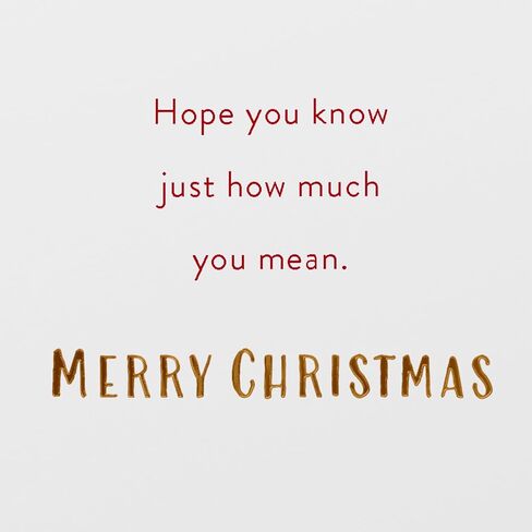 American Greetings Nephew Christmas Card from Uncle or Aunt (How Much You Mean) in Saudi Arabia