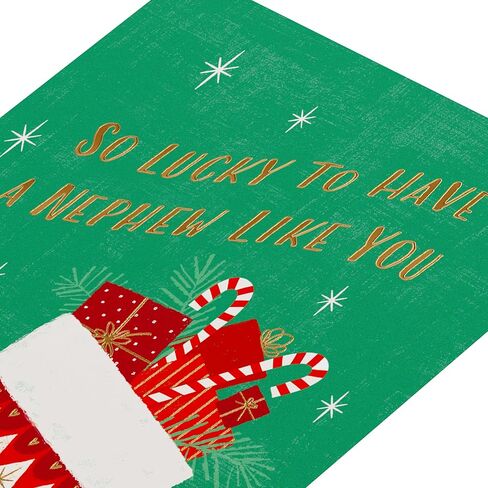 American Greetings Nephew Christmas Card from Uncle or Aunt (How Much You Mean) in Saudi Arabia
