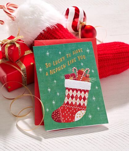 American Greetings Nephew Christmas Card from Uncle or Aunt (How Much You Mean) in Saudi Arabia