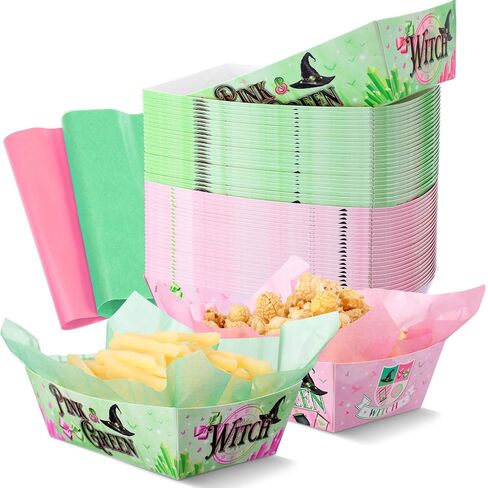 50 Set Mexican Food Trays with Wax Paper Fiesta Trays Disposable Nacho Trays Snack Boats Paper Food Holder for Mexican Birthday Party Baby Shower Decorations Cinco De Mayo Supplies in Saudi Arabia