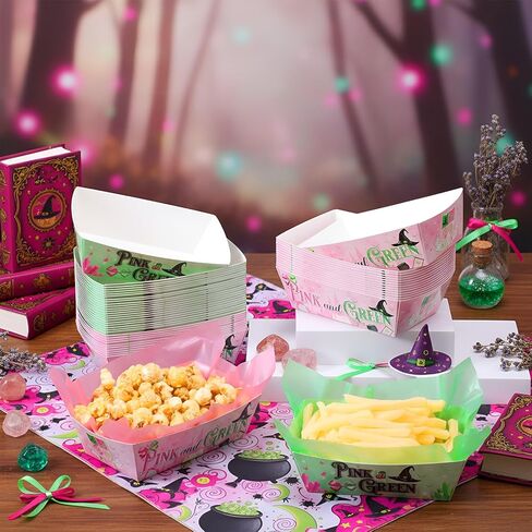 50 Set Mexican Food Trays with Wax Paper Fiesta Trays Disposable Nacho Trays Snack Boats Paper Food Holder for Mexican Birthday Party Baby Shower Decorations Cinco De Mayo Supplies in Saudi Arabia