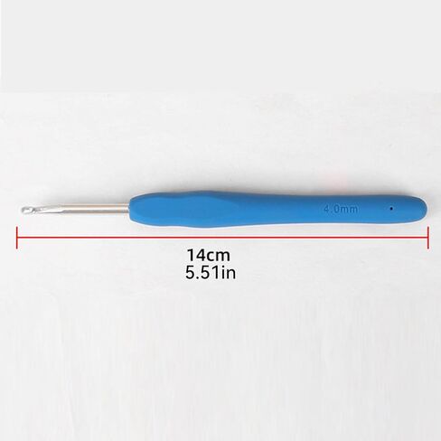 1 Pack Extra Long Crochet Hooks for Crocheting, Soft Handles for Crochet Lover in Saudi Arabia