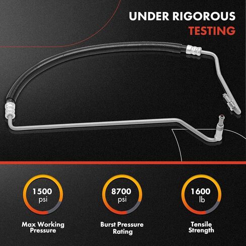 A-Premium Power Steering Hose Pressure Hose Line Assembly Compatible with Dodge Journey 2009-2010, Avenger 2008-2010 & Chrysler Sebring 2007-2010, 3.5L, Pump To Gear/Rack Pinion in Saudi Arabia