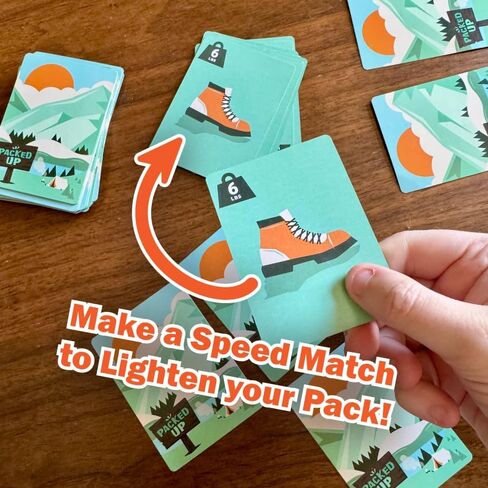 Packed Up! The Fast-Paced, Memory & Strategy Card Game for Families & Kids 8+ – Fun & Quick 15-30 Min Games for 1-6 Players in Saudi Arabia