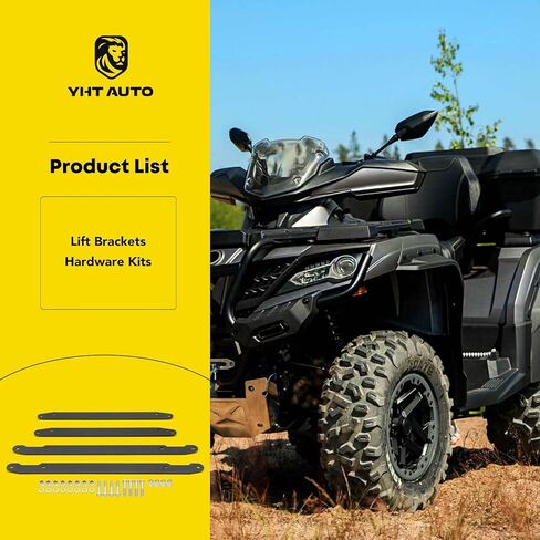 YHTAUTO 2 inch Front and Rear Leveling Lift Kit w/Hardwares Fits Kawasaki Mule PRODX/PRODXT/PROFX/PROFXT 2016-2022 & Mule PROFXR 2018-2022, Suspension Leveling Kit Set of 4 in Saudi Arabia
