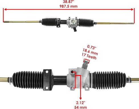 Caltric Gear Box Steering Rack And Pinion Compatible with Polaris Rzr S 900 2015 2016 2017 2018 in Saudi Arabia