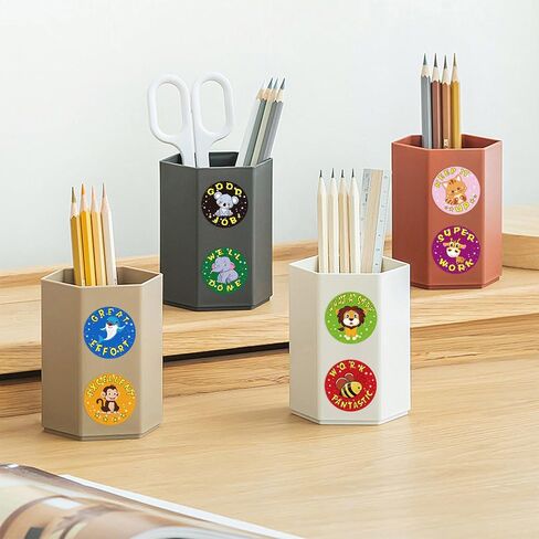 500 PCS Cute Pattern Motivational Decorative Stickers Roll Inspiring Designs for Crafts, Journals, Office Supplies, Planner,Classroom Rewards in Saudi Arabia