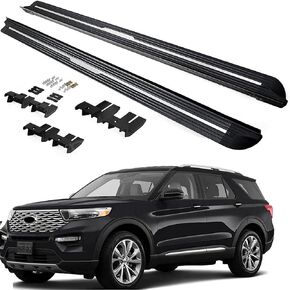 قضبان خطوة للقدم لـ 2020 2021 2022 2023 2024 2025 2026 Ford Explorer لوحات الجري خطوات جانبية nerf bar ملحقات حامي الدواسة in Kuwait