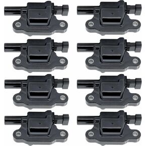 مجموعة من 8 ملفات إشعال متوافقة مع شيفروليه سيلفرادو جي إم سي سييرا 2007-2013 كاديلاك CTS 2006-2015 V8 4.8L 5.3L 6.0L 6.6L in Kuwait