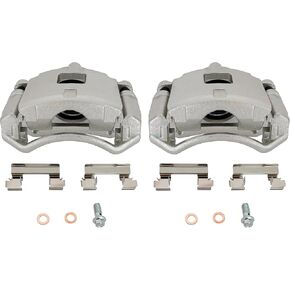 مجموعة فرجار الفرامل Garage-Pro ذات العجلتين متوافقة مع Buick LeSabre 2000-2005، Pontiac Grand Prix 1997-2003، Century 1997-2005، Regal 1997-2004 الأمامي، جانب السائق والراكب in Kuwait