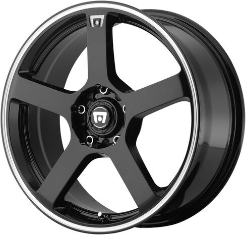 MR116 FS5 16x7، نمط المسمار: 5x4.25/4.5، الإزاحة: 40، شريط سباق أسود غير لامع، مجموعة من 1 in Kuwait
