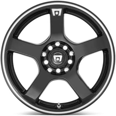 MR116 FS5 16x7، نمط المسمار: 5x4.25/4.5، الإزاحة: 40، شريط سباق أسود غير لامع، مجموعة من 1 in Kuwait