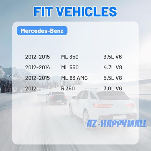 ملف إشعال المحرك - متوافق مع مركبات مرسيدس بنز - 2012-2015 ML350، 2012-2015 ML63 AMG، 2012-2014 ML550، 2012 R350 - استبدال # UF-679، قطعة واحدة in Saudi Arabia